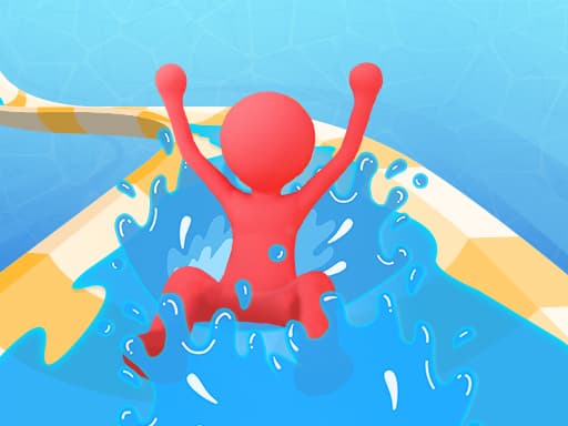 Waterpark Slide Race